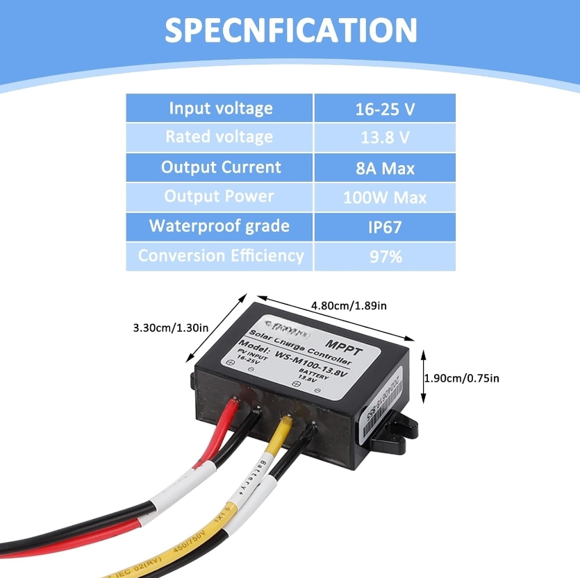 Controlador de Carga Solar MPP - Drone Solar Charger avaliação e preço