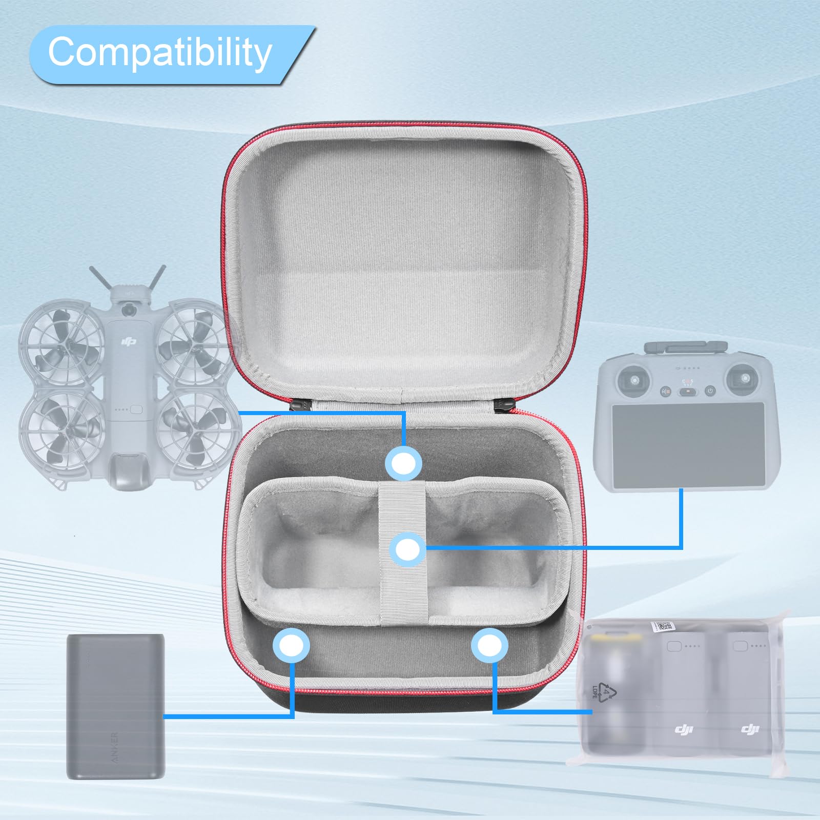 Estojo Portátil para DJI Neo 2 - Drone Carrying Case avaliação e preço