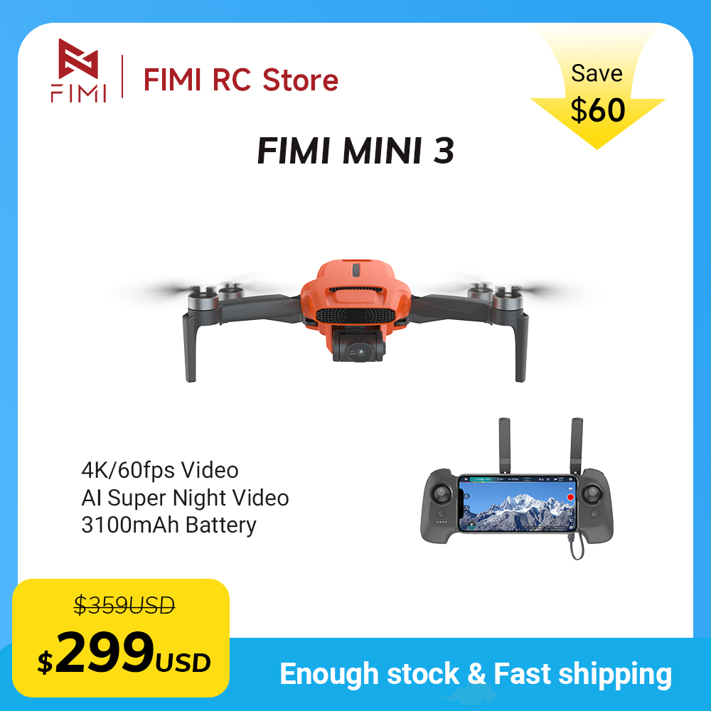 Drone FIMI MINI 3 com Câmera 4 - Drone Remote Controller Lanyard avaliação e preço